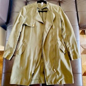H&M Olive Trenchcoat